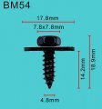 Autobahn88 Trim Metal Screw Compatible With Bmw Oem 07147129160 Pack Of 10