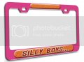 Silly Boys Basketball Pn 3d Metal License Plate Frame Auto Suv Truck Tag Holder Y16 