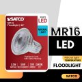 Satco Led Mr16 Floodlight 5 5w 50w Equivalent 5000k Natural Light 90 Cri 36a Beam Gu10 Twist-lock Base 120v Dimmable Clear