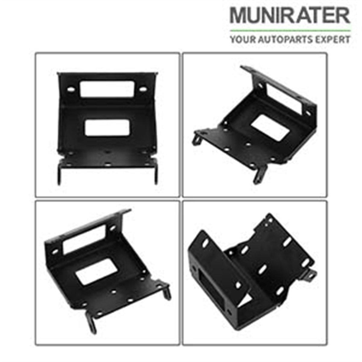 Winch Mount Plate Replacement For Trx420 500 520 2014 To 2020 Black Mounting Rancher Foreman Rubicon Atvs
