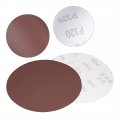 Uxcell 10pcs 7 Inch Hook And Loop Sanding Disc 400 Grits Flocking Sandpaper For Random Orbit Sander Brown