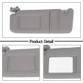 Ocpty Left Right Sides Gray Sun Visor Without Sunroof Fit For 2006 2007 2008 2009 2010 2011 Toyota Camry 7432006780b0
