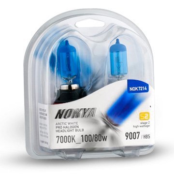 Nokya Arctic White Stage2 9007 Hb5 100 80w Halogen Headlight Bulbs