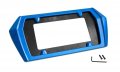 Rapid Blue Gmo Painted Rear License Plate Frame For C8 Corvette 