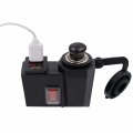Waterproof Motorcycle Handlebar Usb Charger Socket With Cigarette Lighter And Voltmeter Dual Power Adapter For Phones Tablets 