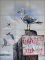 Artwork On Tile Ceramic Mural Backsplash The Rebel By Verdayle Forget Kitchen Shower Wall 12 75 X 17 4 25 Tiles 