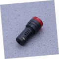 Led Panel Red Alarm Buzzer Warning Flashing Marine Socket Dashboard Mount Signal Light Warn Indicator Lamp Pearlescent Set