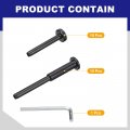 Uxcell 10 Pack Black Invisible Cable Railing Kit T316 Stainless Steel 1 8 Swage Tensioner Terminal Hidden For 2 X2 4 X4 Wood