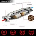 Auto Dynasty Factory Style Front Dual Catalytic Converter Exhaust Manifold Compatible With Toyota Rav4 2 0l 2001-2003 Stainless