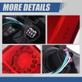 Auto Dynasty Rear Tail Lights Brake Lamps Assembly With Reverse Light And Led Turn Signal Compatible Dodge Grand Caravan
