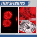 Auto Dynasty Rear Tail Lights Brake Lamps Assembly With Reverse Light And Led Turn Signal Compatible Dodge Grand Caravan