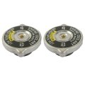 2 Pcs 10409635 Radiator Cap Replacement For Cadillac Eldorado Chevrolet Buick Gmc And Pontiac Part Number 54217