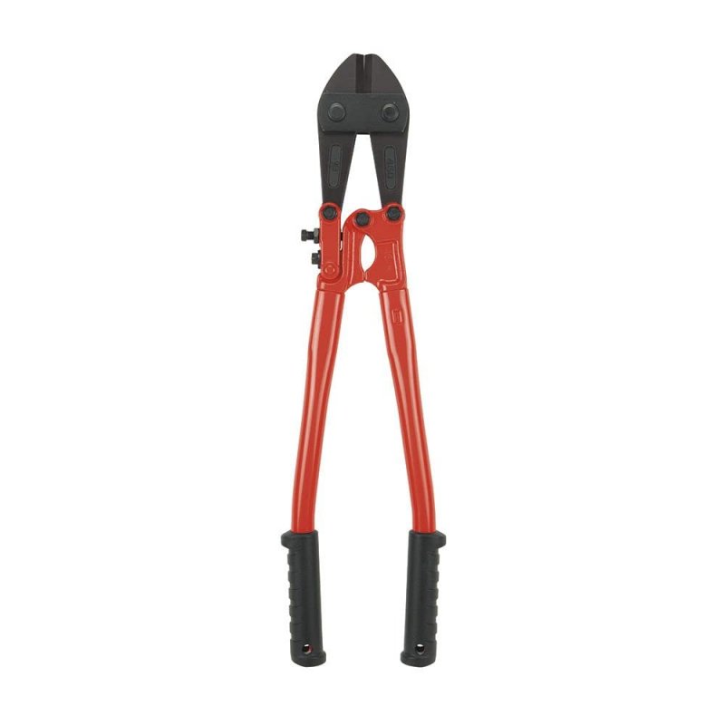63318 Bolt Cutter 18 In Steel Handle With Heavy Vinyl Grips And Center Cut Jaws For Soft Medium Hard Metals