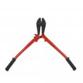 63318 Bolt Cutter 18 In Steel Handle With Heavy Vinyl Grips And Center Cut Jaws For Soft Medium Hard Metals