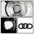 Acanii For 1997-1999 Ford F150 Pickup Truck Flareside Chrome Rear Tail Lights Brake Lamps Pair Driver Passenger Side