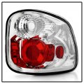Acanii For 1997-1999 Ford F150 Pickup Truck Flareside Chrome Rear Tail Lights Brake Lamps Pair Driver Passenger Side