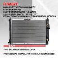 Dpi 2873 Factory Style 1-row Cooling Radiator Compatible With Chevy Aveo Pontiac G3 Wave Suzuki Swift At Mt 04-09 Aluminum Core
