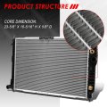 Dpi 2873 Factory Style 1-row Cooling Radiator Compatible With Chevy Aveo Pontiac G3 Wave Suzuki Swift At Mt 04-09 Aluminum Core