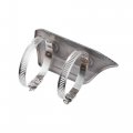 X Autohaux 1 Set Universal Motorcycle Atv 4 69 Carbon Fiber Pattern Black Exhaust Muffler Pipe Heat Shield Cover Guard
