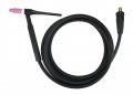 17f Series 150 Amp Air Cooled Flexible Head Tig Torch 12 5 Feet 1-piece Cable Inline Gas Dinse 35-70 Connector Welders With 