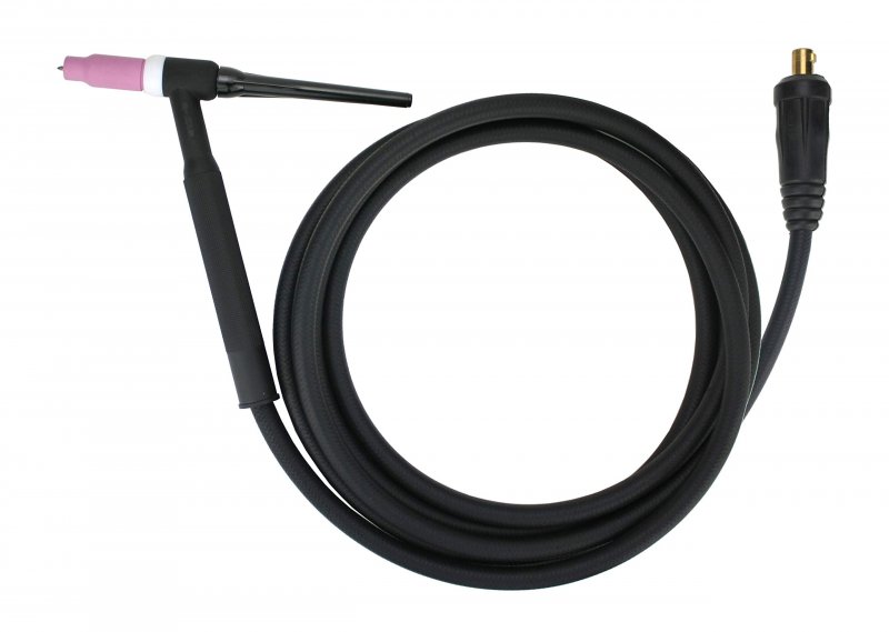 17f Series 150 Amp Air Cooled Flexible Head Tig Torch 12 5 Feet 1-piece Cable Inline Gas Dinse 35-70 Connector Welders With