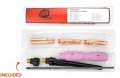 17f Series 150 Amp Air Cooled Flexible Head Tig Torch 12 5 Feet 1-piece Cable Inline Gas Dinse 35-70 Connector Welders With