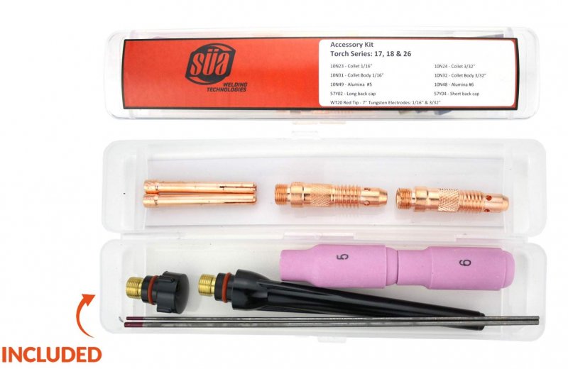 17f Series 150 Amp Air Cooled Flexible Head Tig Torch 12 5 Feet 1-piece Cable Inline Gas Dinse 35-70 Connector Welders With