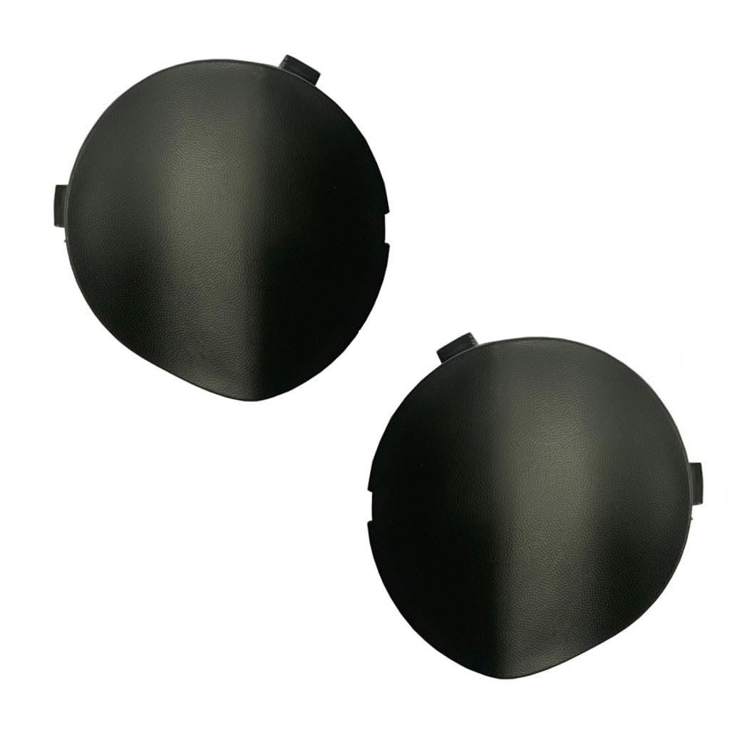 Front Tow Hook Covers For Ford Transit Connect 2011 2012 2013 Driver And Passenger Side Pair Textured Gray Pp Plastic Fo1029108