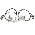 Pair Rear Right Left Side Car Cab Door Lock Latch Cable Assembly For Ford F250 F350 F450 F550 1999-2007 6c3z-28264a01a 