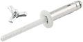 Allstar Performance All18080 White 3 8 Aluminum Mandrel Tri-fold Rivet With Small Head Set Of 250 