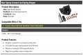 Rear Spring Forward Leaf Hanger Bracket Compatible With 1998-2011 Ford Ranger