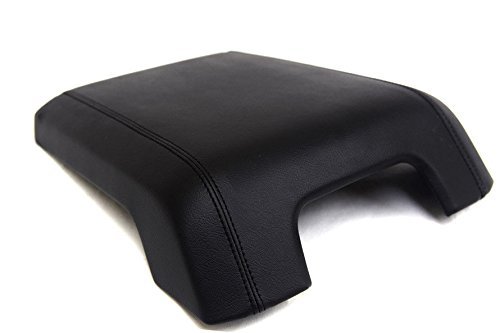 Autoguru Center Console Armrest Synthetic Leather Cover Black Super Duty For Ford F250 11-16