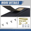 Auto Dynasty 3pcs Paintable Rear Trunk Spoiler Splitter Body Kit Compatible With Tesla Model 3 17-22 Matte Black
