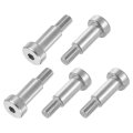6pcs 304 Stainless Steel Shoulder Bolt 8mm Dia 16mm Length M6 Thread Hex Socket Bolts For Textile Hydraulic Injection Molding 