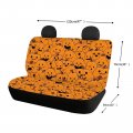 Hechitok Multi-expression Pumpkins Rear Seat Covers For Car Fall Comfy Durable Soft Back Universal Fit Most Trucks Suv Van Easy