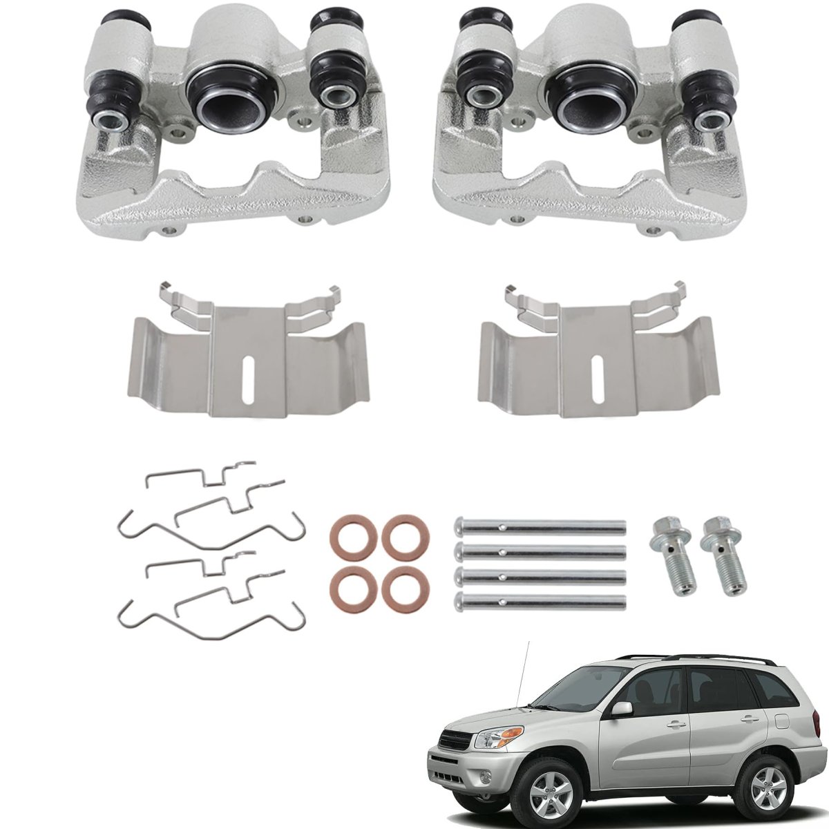 Rear Disc Brake Caliper Replacement For 2004005 Rav4 2 4l 2 Piece Set 47750-42050 19-2971 47730-42050 19-2970