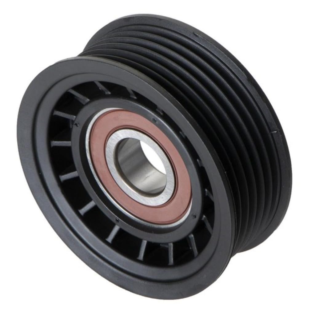 Drive Belt Idler Pulley For Gmc Sierra 2500 3500 2001 Plastic 6 Groove 0 67 Inside Diameter And 2 75 In Outside