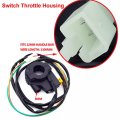Xljoy Kill Switch Throttle Cable Handle Grips For 50cc 60cc 80cc Push Bike Motorized Bicycle