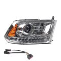 Dasbecan Oe Projector Halogen Headlights W Led Signal Drl For Dodge Ram 1500 2500 3500 2013-2018 Right Passenger Side Headlamp 