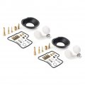 Liru 2 Sets Motorcycle Carburetor Repair Kit Gasket Rebuild Float Diaphragm For Honda Vt500 C 1983 1984 1985 1986 1987