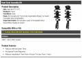 Front Strut And Coil Spring Assembly Set Of 2 Compatible With 2007-2012 Gmc Acadia
