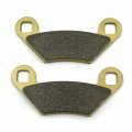 Disc Brake Pad Set Rear For Polaris Hawkeye 325 Scrambler Xp Sportsman 400 Ho 500 550 570 Brass Alloy Graphite Ceramic Gold 