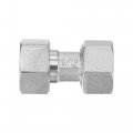 Uxcell Pipe Fitting Union G1 2 Female Thread Straight Hose Connector Adapter Nickel-plated Copper 2pcs