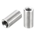 Round Weld Nuts M6 X 10mm 20mm On Bung Female Threaded Insert 201 Stainless Steel 10 Pieces 