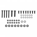 Kuafu Universal Rear Fender Bracket Replacement For 1406-6a Half Mounting Adjustable Support Pair Powder Coated Steel Black