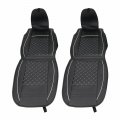 Car Seat Covers Black White Line Full Set 5s Universal Seat Protectors Fit For Most Vehicles Suvs 