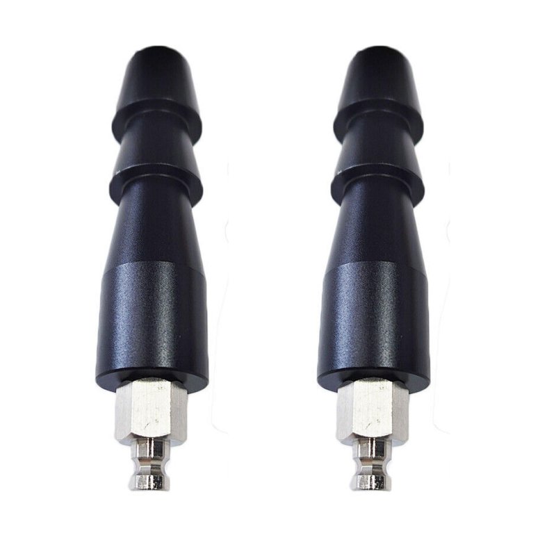 2pcs Black Vac-u-lock Adapter Kliclok Quick Connector Device Reciprocating Air Machine Attachments Hexagonal