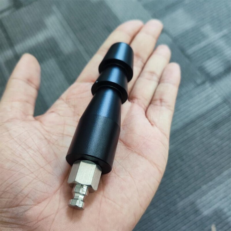 2pcs Black Vac-u-lock Adapter Kliclok Quick Connector Device Reciprocating Air Machine Attachments Hexagonal