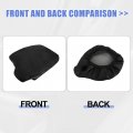 X Autohaux Black Pu Leather Car Center Console Lid Armrest Protector Cover Pad Replacement For Honda Accord 9th 2013-2017