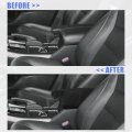 X Autohaux Black Pu Leather Car Center Console Lid Armrest Protector Cover Pad Replacement For Honda Accord 9th 2013-2017